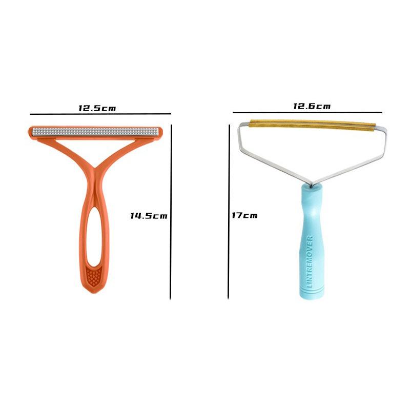 Pet Hair Remover Portable Manual Scraper Lint Cleaner Sticky Brush Cat Hair Removal Brush Hair Removal Tool Cat Dog темные хаки