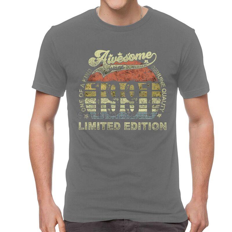Men's Born In 1991 T-Shirt Streetwear Birthday Tshirt Short Sleeve Cool T Shirt Cotton Tee Oversize