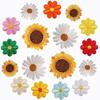 New Computer Embroidery Label, Small Daisy Badge, Sunflower Mixed Embroidery Cloth Sticker, Hat Accessories Patch Sticker