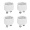 4PCS GU10 To MR16 Adapter Socket Heat Resistant Lamp Holder Converter for LED Halogen Lamp