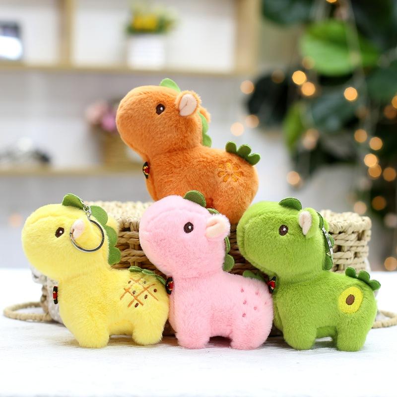 Cartoon Fruit Pony Plush Keychain Cute Horse Plush Toy Stuffed Doll Pendant Backpack Hanging Decorations Accessories Gift