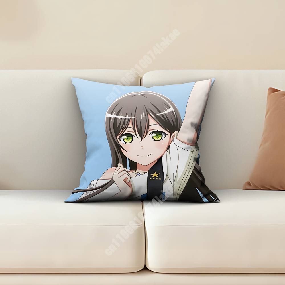 Bandori Tae Hanazono STARK Pillow Cover Sofa Couch Cushion Case Home Living Room Decoration
