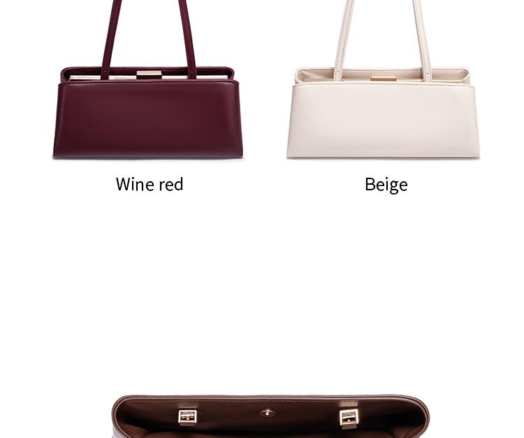Women's Retro Minimalist Underarm Baguette Bag: Trendy Korean-Style Handbag