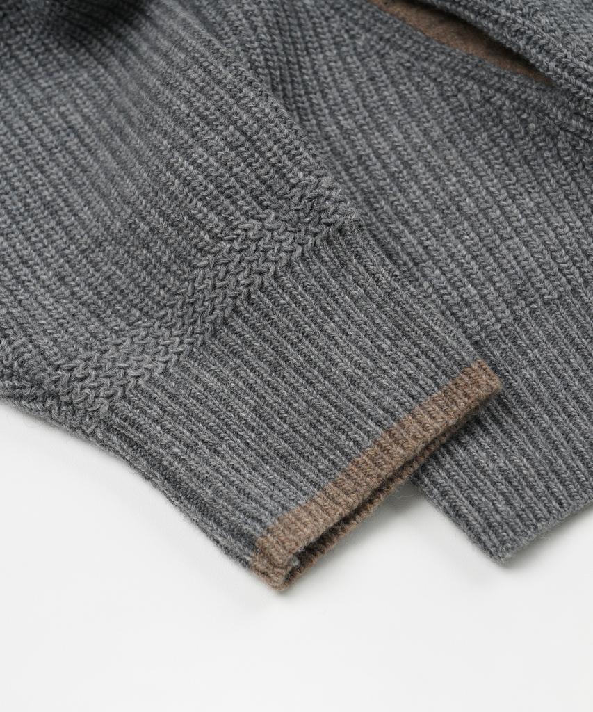 FRIZMWORKS Kangaroo Knit Pullover Hoody _ Gray