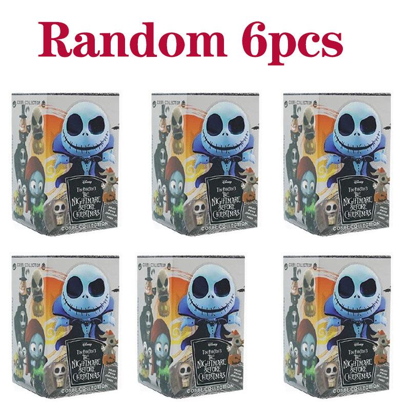 The Nightmare Before Christmas Blind Box Small Size PVC Model  Figures Jack Sally Dr. Collectible Figurine Doll Christmas Gifts