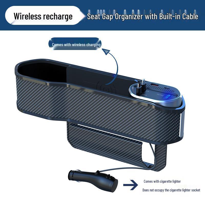 12th Gen Multifunctional Storage Box with Digital Display & Wireless Fast Charging