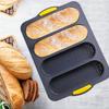 Large Silicone Baking Mold Restaurant Bread Food Mould Grade Baguette Bake Tray Non-stick Oven Tool Kitchen Bakeware Accessories