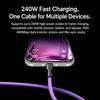 Suitable for Apple luminous head Type-C fast charging data cable silicone material mobile phone charging cable