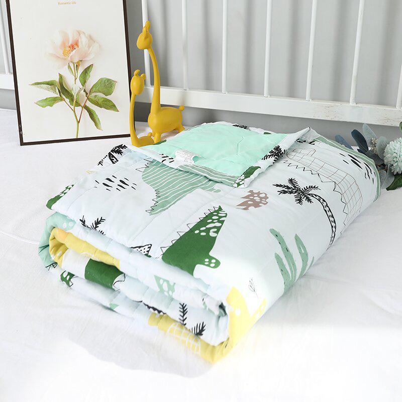 

Машинная стирка, стеганое одеяло из стиранного хлопка для общежитий - Супермягкое для лета и кондиционирования, для использования весной/осенью, доступно в односпальном и двуспальном размерах 100*140 cm