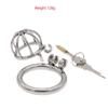 Chaqu Men's Hemisphere Chastity Cage Lock - Outward Wear Adult Device
