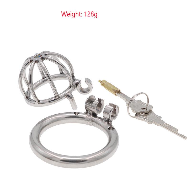 Chaqu Men's Hemisphere Chastity Cage Lock - Outward Wear Adult Device