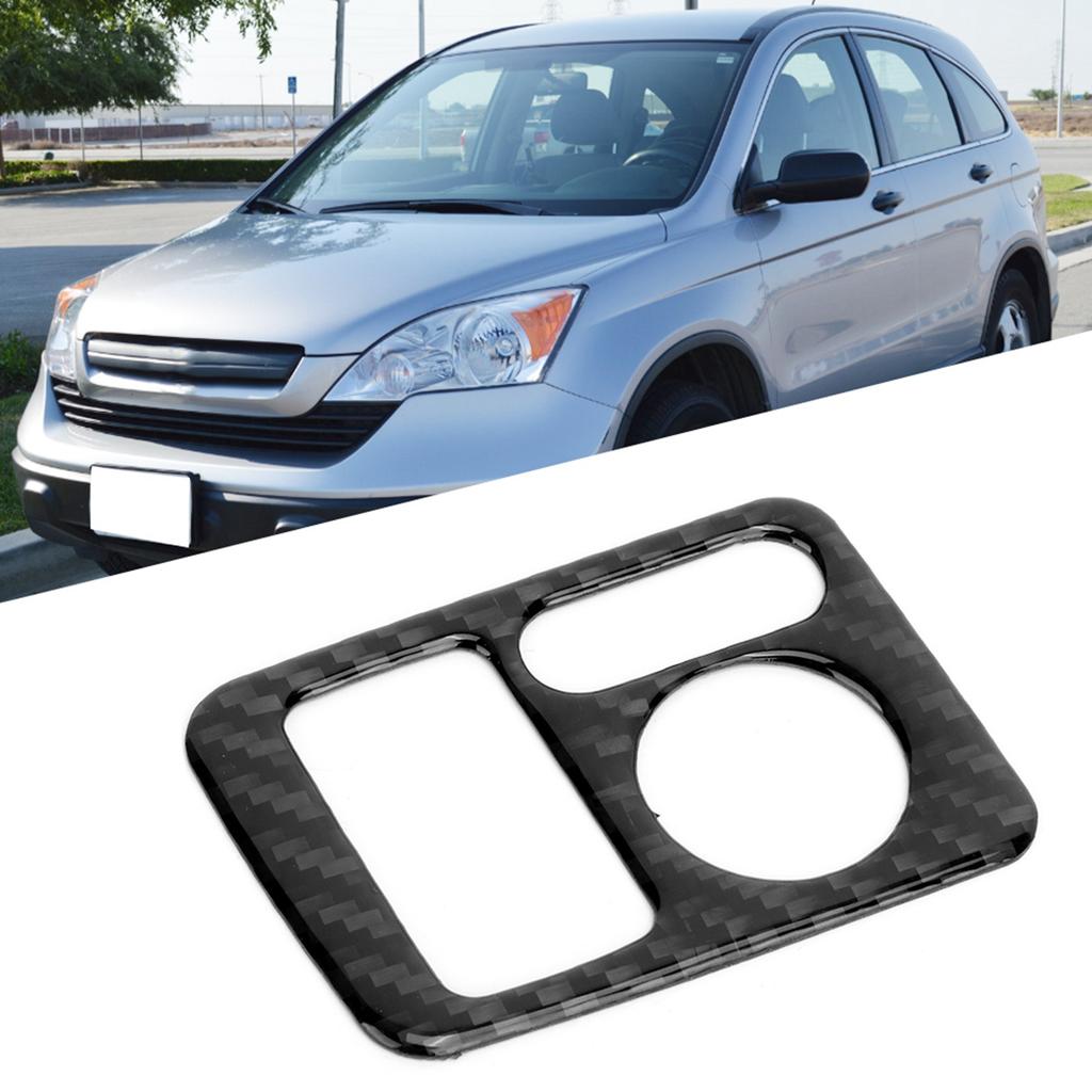 Rearview Mirror Adjustment Switch Trim Soft Carbon Fiber Electric Adjusting Knob Cover Fits for