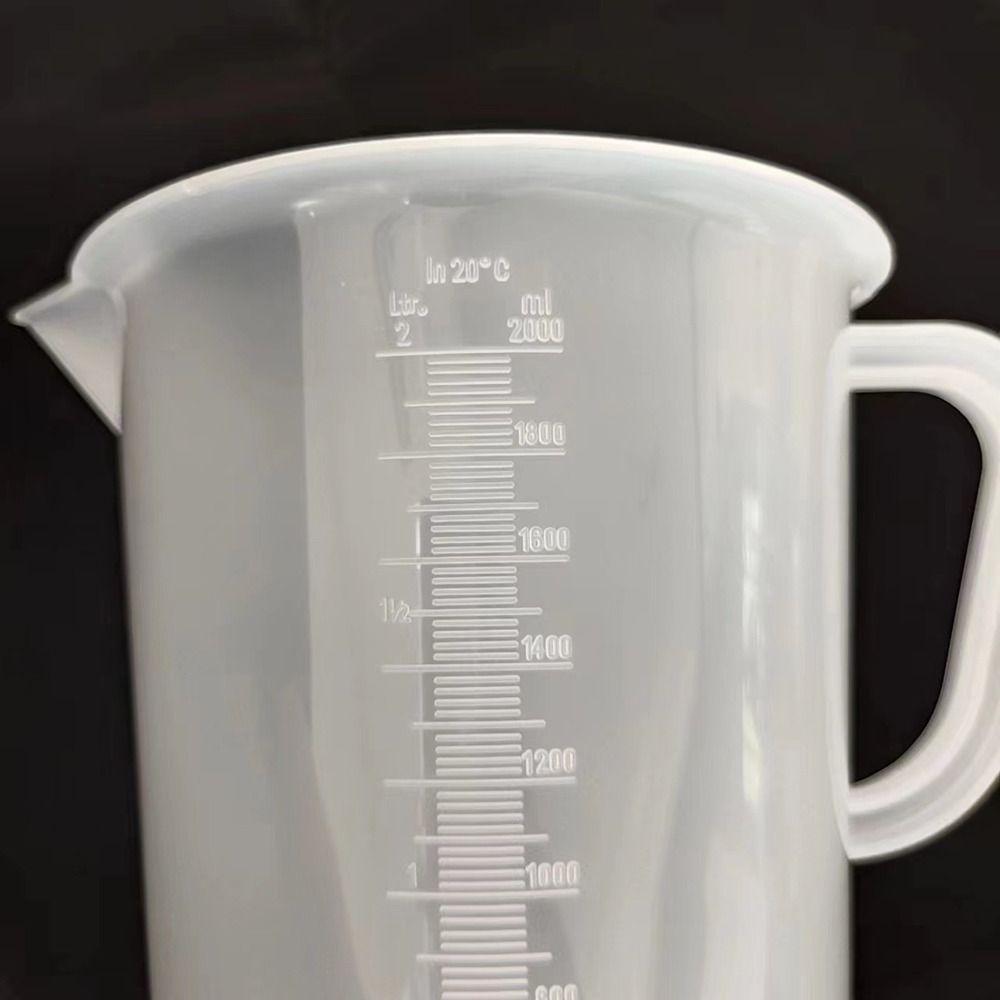 Autoclavable Polypropylene Plastic Pitcher Measuring Container with Handle  Resin, Epoxy