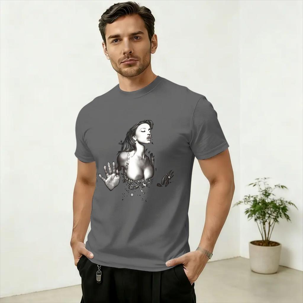 Sydney Sweeney Unisex T Shirts Awesome Tees Short Sleeve O Neck T-Shirt Cotton Printed Tops