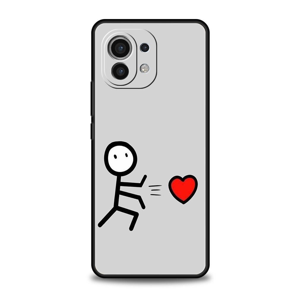 Süße Mittelfinger Handyhülle Für Xiaomi Mi 17 15T 15 14 14T 13T 12T Pro 12 13 Lite 5G 11T Poco X6 X7 X5 Pro Weiche Hülle