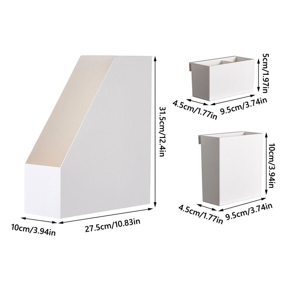 Plastic Bookends Large Capacity Book Stand High Quality Book Support Rack Desktop Organization