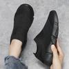 Sneakers Women Shoes Knitting Sock Sneakers Women Slip On Laides Walking Shoes for Woman Loafers Flats Tenis Famela Plus Size