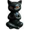 Yoga Cat Halloween Resin Crafts Statue