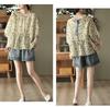 2025 Summer Retro Crochet Cotton Linen Women's Lace Shorts - Slimming Straight-Leg Casual Pants