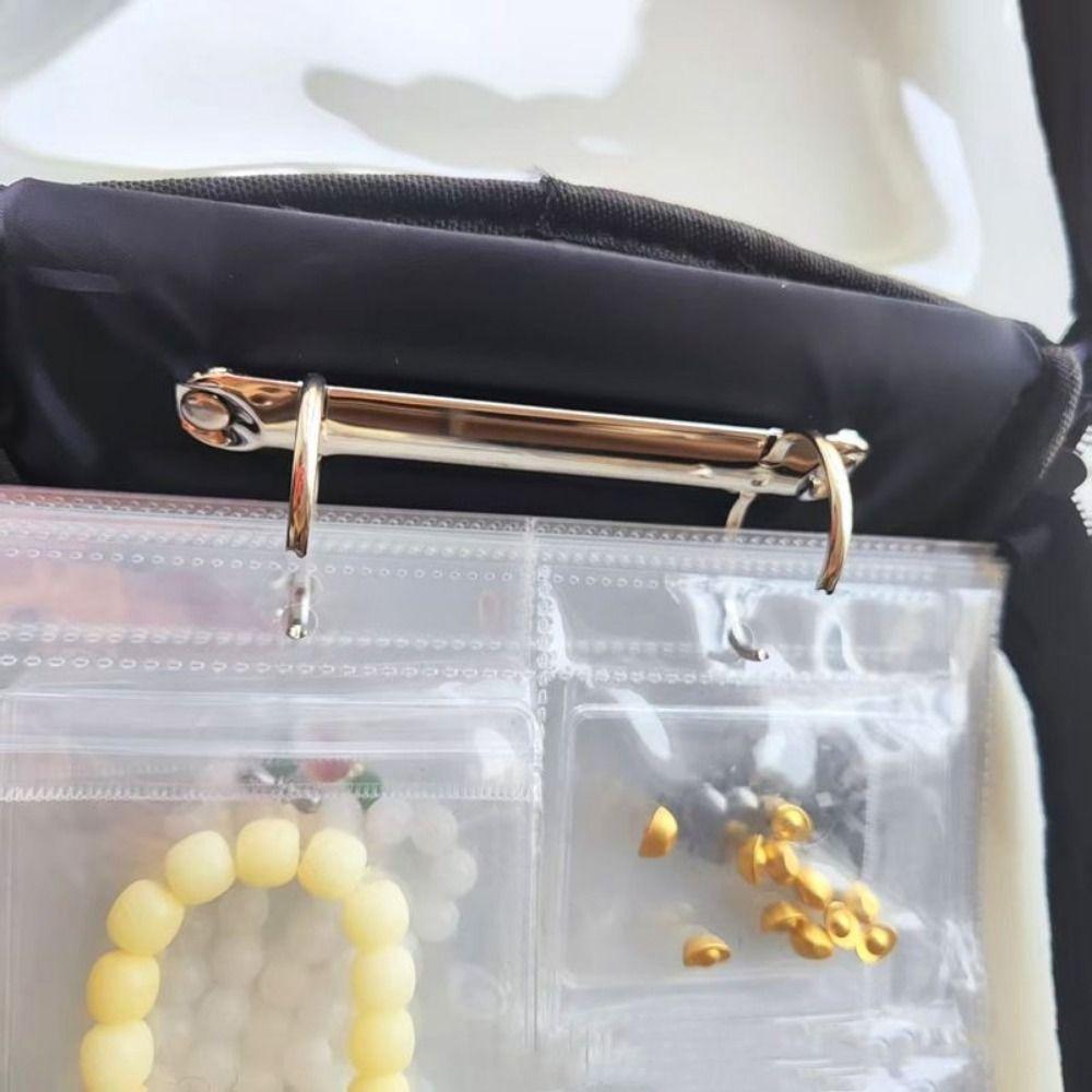 Large Capacity Clear PVC Jewelry Organizer Sealed with Zipper Necklace Ring Packing Bag Dust-proof Jewelry Display Bag