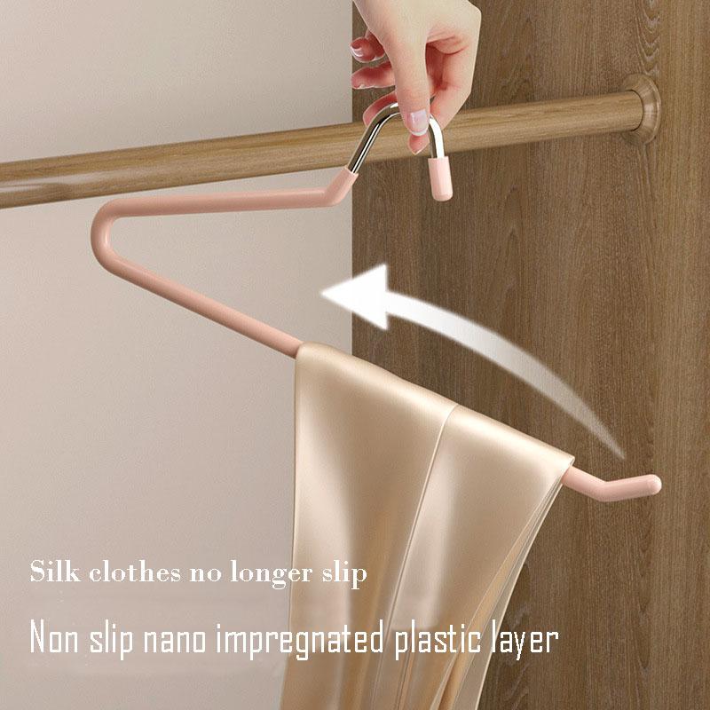 10PCS Goose Type Pants Rack Household Hanger Special Traceless Non-slip Goose Shaped Z Word Short Wardrobe Storage Artifact
