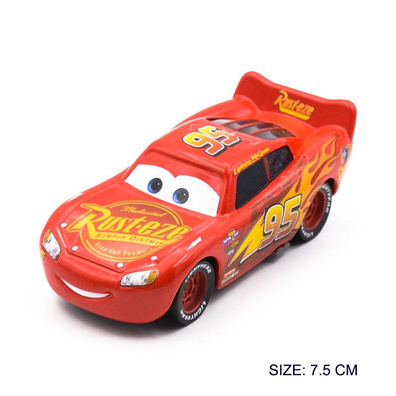 Disney Pixar Cars Lightning McQueen Black Storm Jackson Cruz Matt Klassische Autos Legierungsauto Spielzeug Kinderspielzeug Geschenke