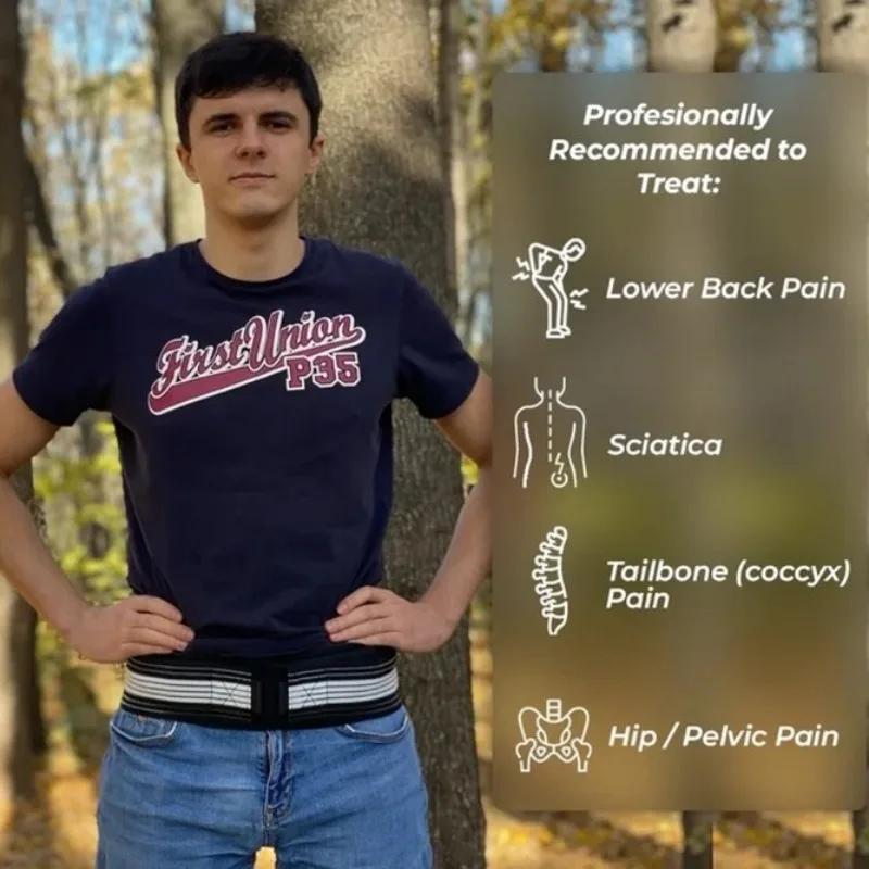 Gürtel Iliosakralgelenk ISG Hüftgurt Lendenwirbelstütze Hüftbeckenstützgürtel Ischias Siehe Becken Taille