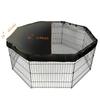 Mesh Pet Cage Cover 8 Panel Kennel Shade Protector Durable Dog Pen Cover  Small Animals