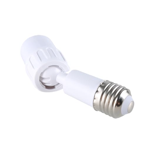 E27 Light Socket Adapter: 12.5cm ABS Body 360 Degree Rotatable Light Extension Overheat Protection for Photography Studios Workshops Garages