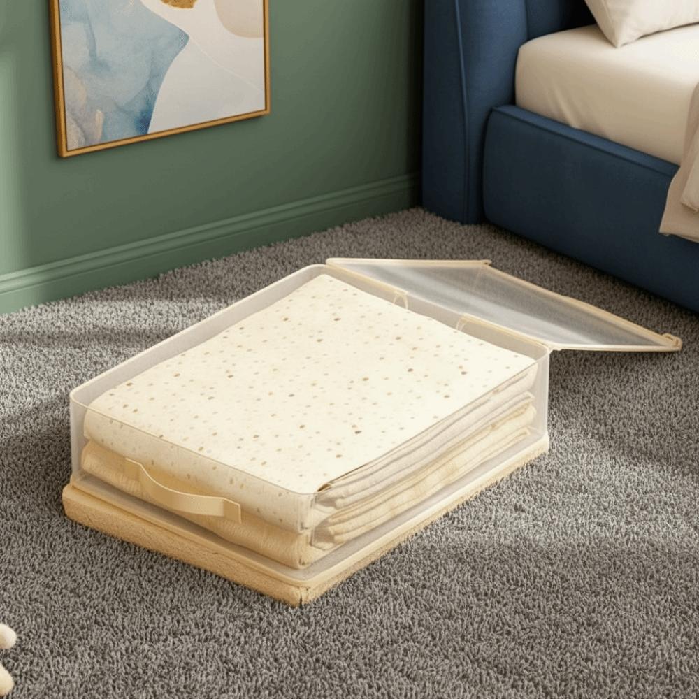 2Pcs Transparent Blanket Pillow Storage Container Large Capacity Blanket Sorting Bags  Wardrobe