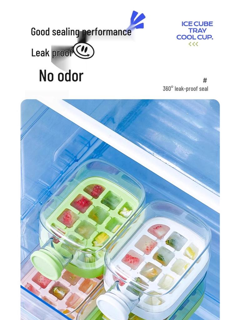 DIY Reusable Ice Cube Tray - Food Grade, Thickened Seal, Press Design for Kettle & Cup.