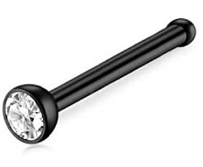 Stainless Steel Nose Ring - Stylish Nose Stud Piercing Jewelry