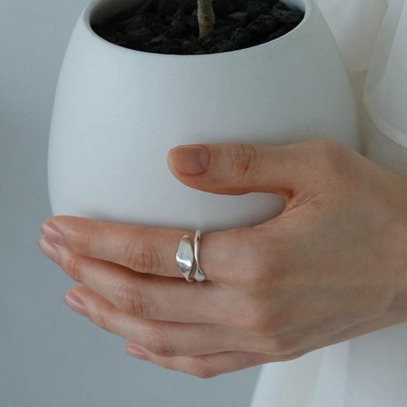 Pinaf Leaf open ring