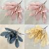 Realistic Flocking Cloth Faux Foliage Bouquet For Home Decor Wedding Photography Props