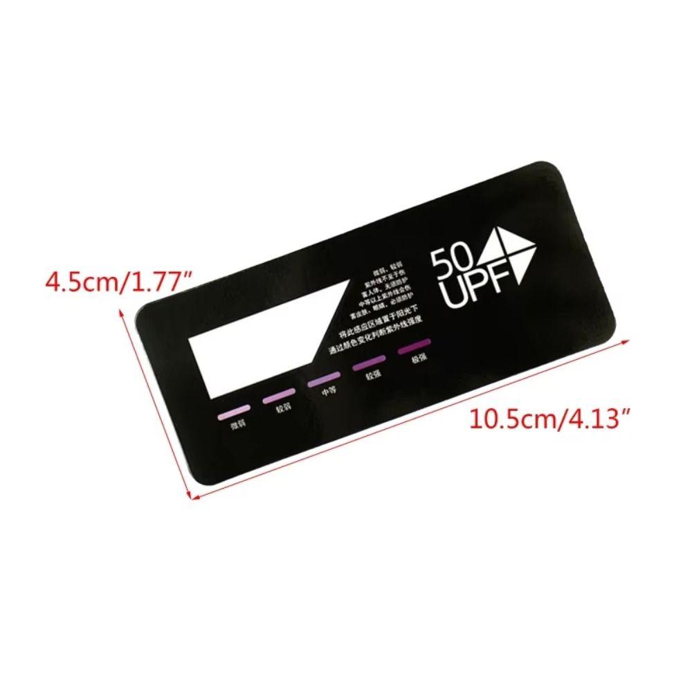 10PCS Test Strips UPF50+ Test Card Professional UVB Test Card Sunshine Testing Card Outdoor
