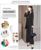 Costume Élégant pour Femme - Pantalon Large Noir - Ensemble Trois Pièces - Automne/Hiver 2025