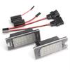 Für Porsche Panamera 970 4D 2010 2011 2012 2013-2016 2 Stück 6000K Weiß Auto LED Kennzeichenleuchten Auto-Styling Nummernschildleuchten