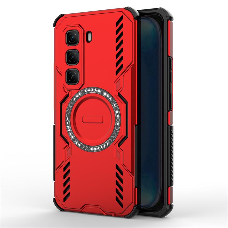 

Для Infinix Hot 50 Pro 4G Чохол Infinix Hot 50 Pro 4G Магнітна Адсорбція Бездротова Зарядка Обкладинка Для Infinix Hot 50 Pro 4G Чохол Infinix Hot 50 Pro 4G червоний