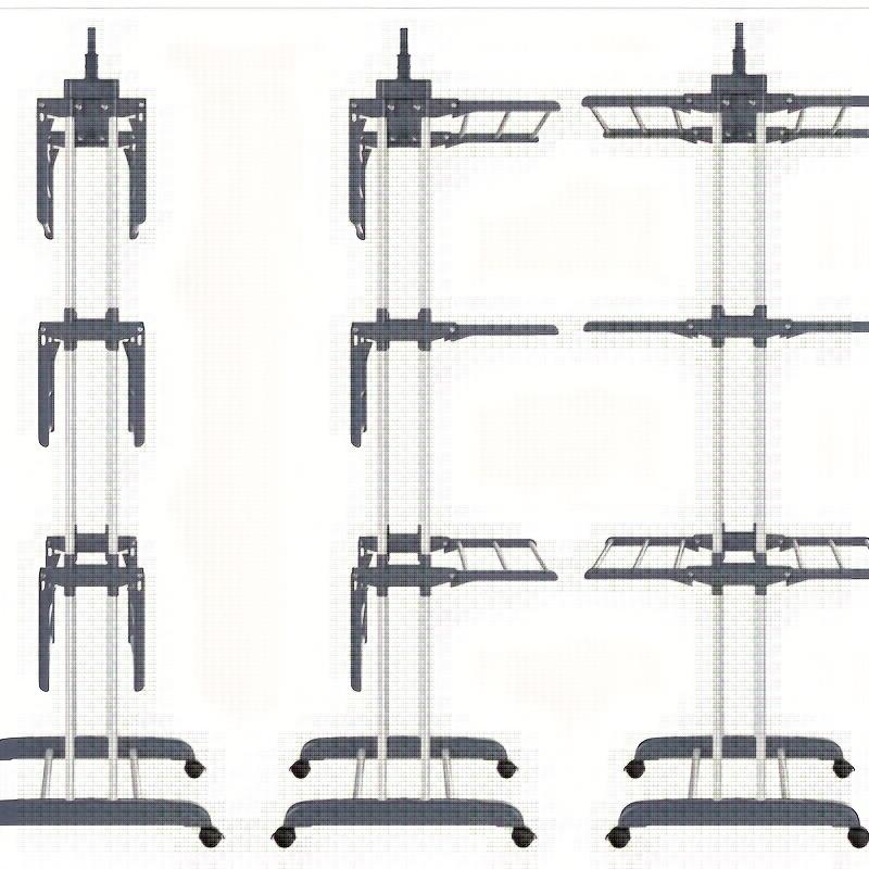 1 drying rack, 67.7 inches high, folding clothes rack, 4 layers of clothes rack, clothes drying rack with two side wings - gray