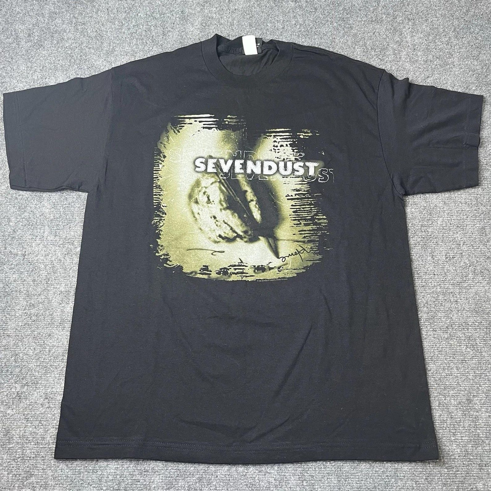 Vtg 1999 Sevendust Home Im Not Good With Names T-Shirt Mens Vulgar Band Tee M