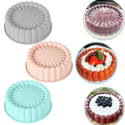 Silicone Cake Mold Can Be Reused Handmade BPA Free Safe Pastry Baking Tray Kitchen Supplies