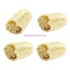  4pack Natural Loofah Rabbit Toy for Mices Pet Encouraging Exploration and Dental Healths Durability Safe