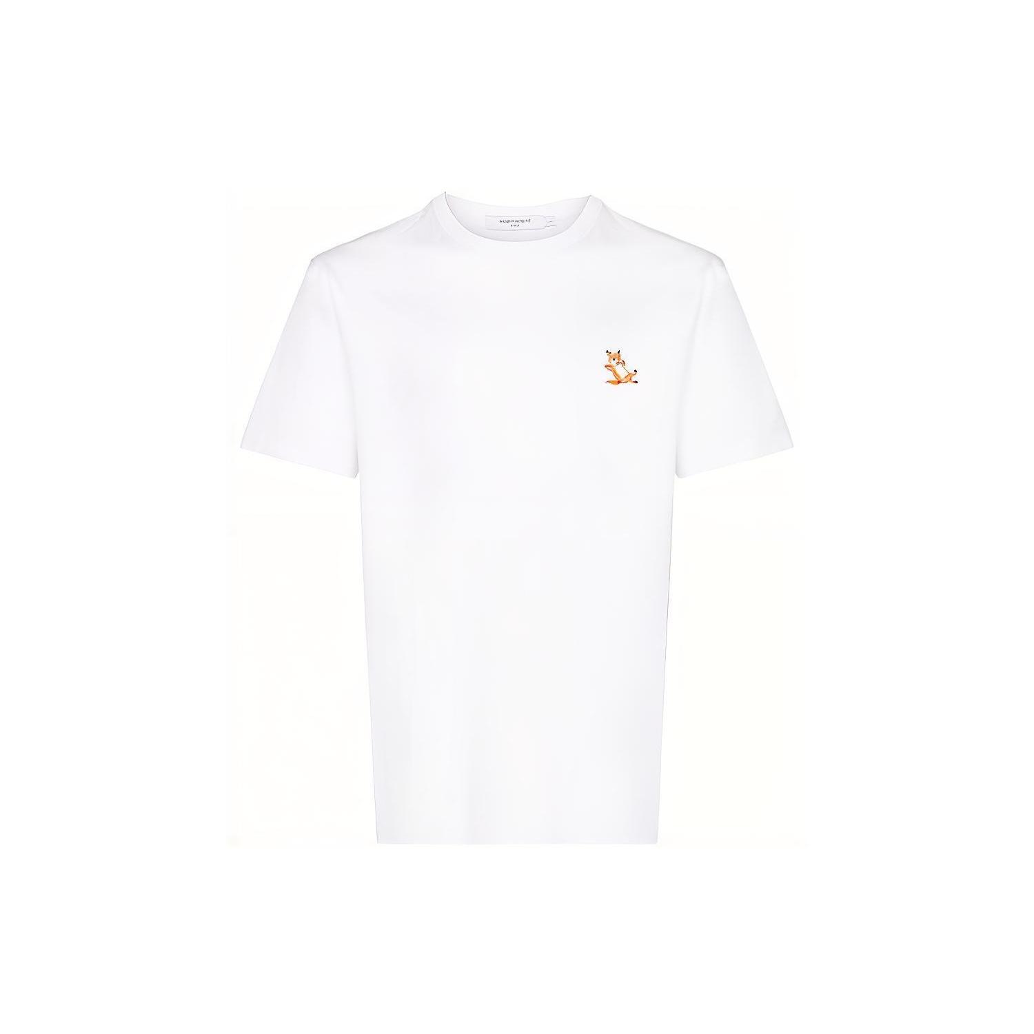 PUMA Maison Kitsune Chillax Fox Patch Classic T-Shirt  White  Men s GU00154KJ0010-P100 S