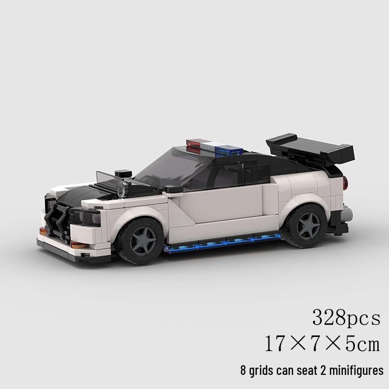 

Совместимый Лего Гоночный Автомобиль MOC Мелкие Детали Строительные Блоки DIY Развивающая Игрушка Модель