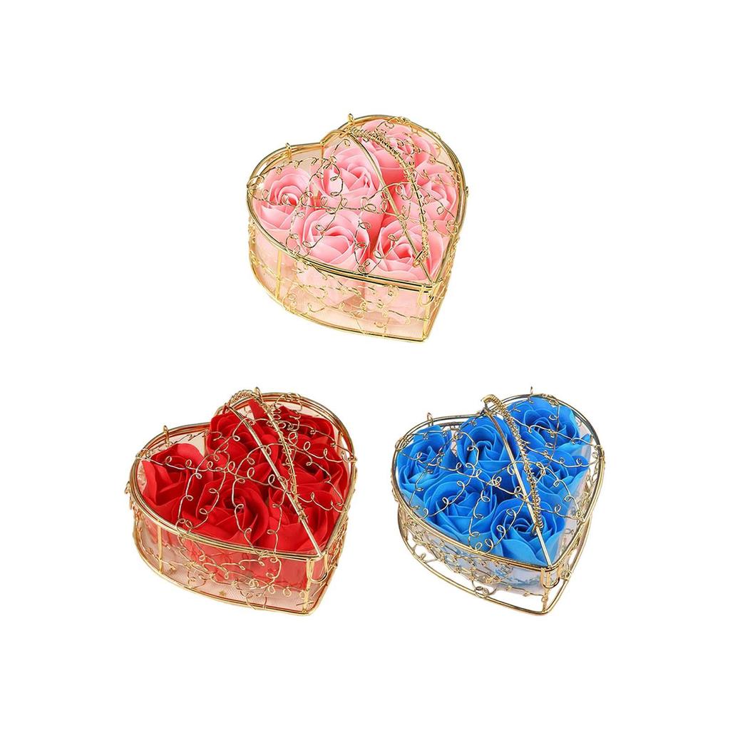 Artificial Rose Soap Decoration Scented Bath Gift for Her Girlfriend Women Girls