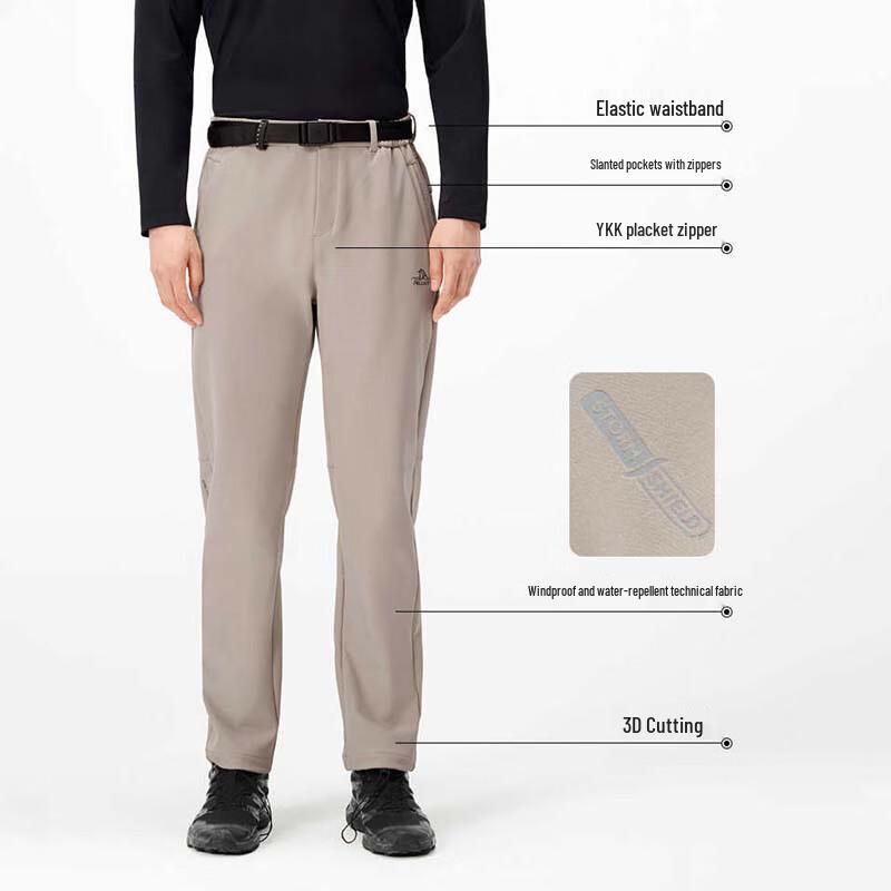 Pelliot Men's Windproof Warm Hiking Pants