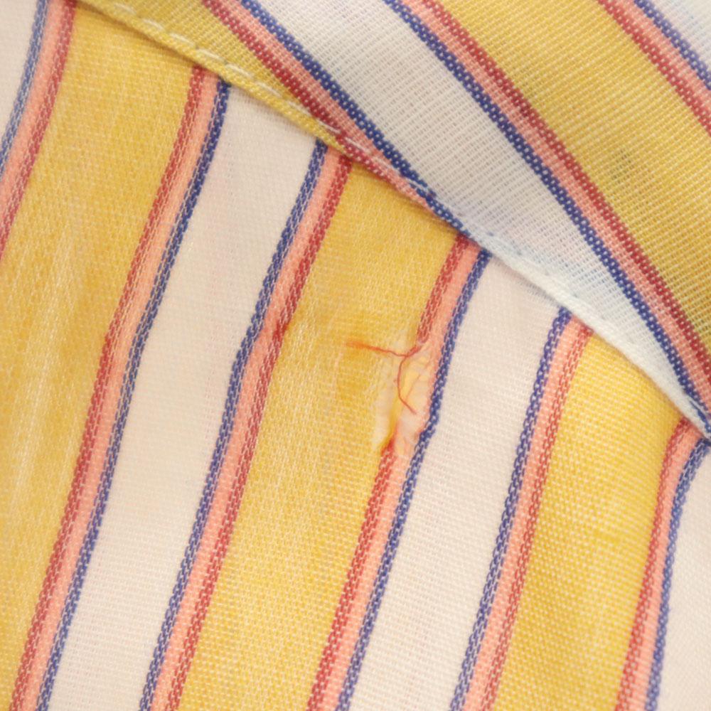 VAN HEUSEN 70s Striped Pattern Long Sleeve Shirt 15/32 417 Old Vintage Men's Used