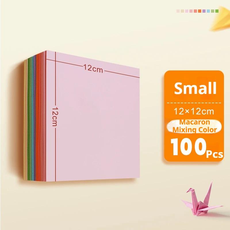 

100/200/300pcs Origami Square Paper 10Colors Double Sided Folding Lucky Wish Paper Craft Paper DIY Arts Colorful Scrapbooking