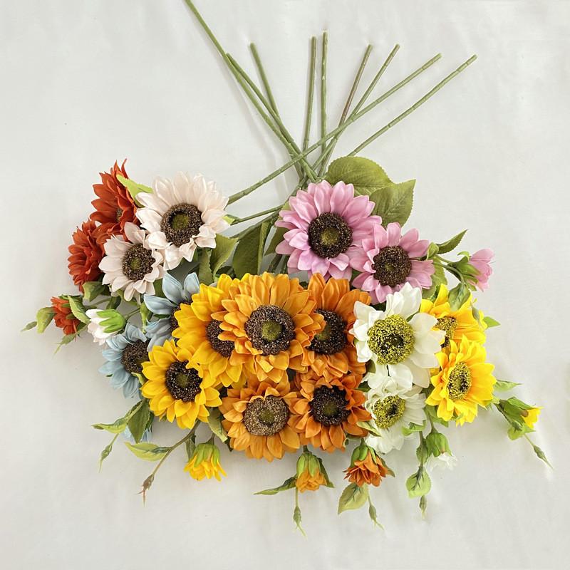 Sunflower Artificial Flower Bundle For Wedding Shoots And Wall Decor In Modern Homes