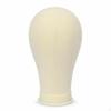 Canvas Hairpiece Head Teardrop Shape Mannequin Stitched Seams 21inch